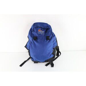 Vintage Lowe Alpine Contour Mountain 40 Distressed Outdoor Hiking Backpack Blue